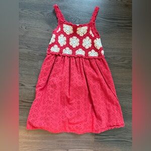 Zara Red and White Kids Casual Dress